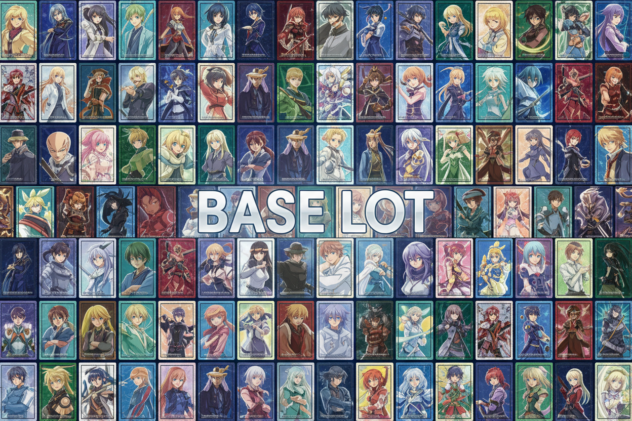 GGS01 XXX - Guilty Gear Base Lot - 100 Karten C, UC, CH-C