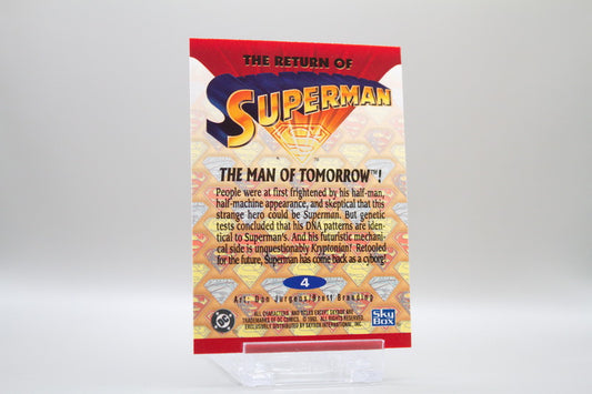 4 - The Man Of Tomorrow!