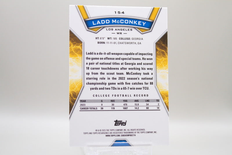 154 - Rookies - Ladd McConkey (RC)