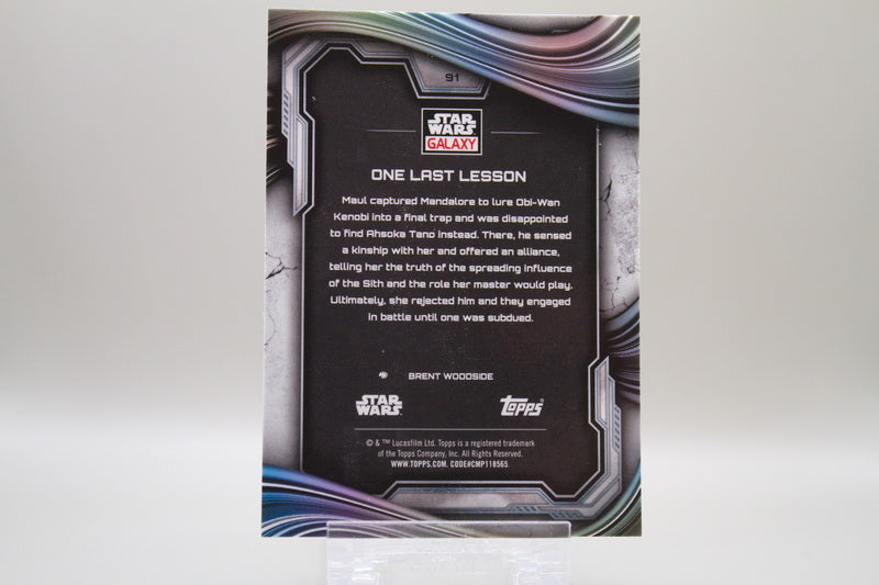 91 - One Last Lesson