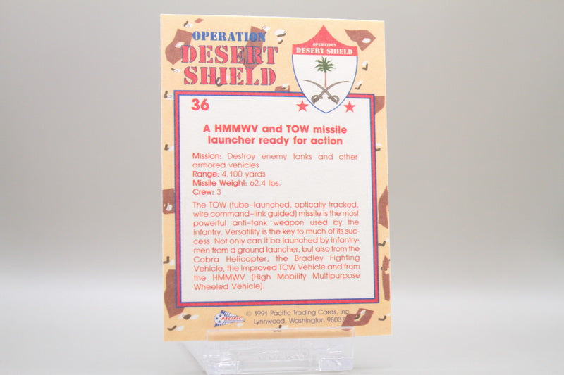 36 - HMMWV With Tow Missile Launcher