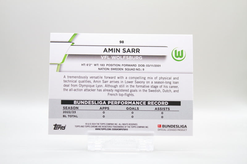 98 - Amin Sarr (Jade) (RC)