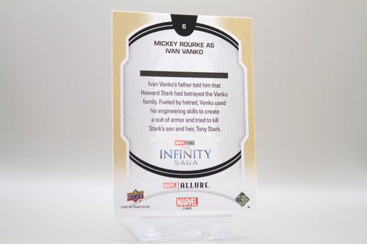 6 - Mickey Rourke as Ivan Vanko