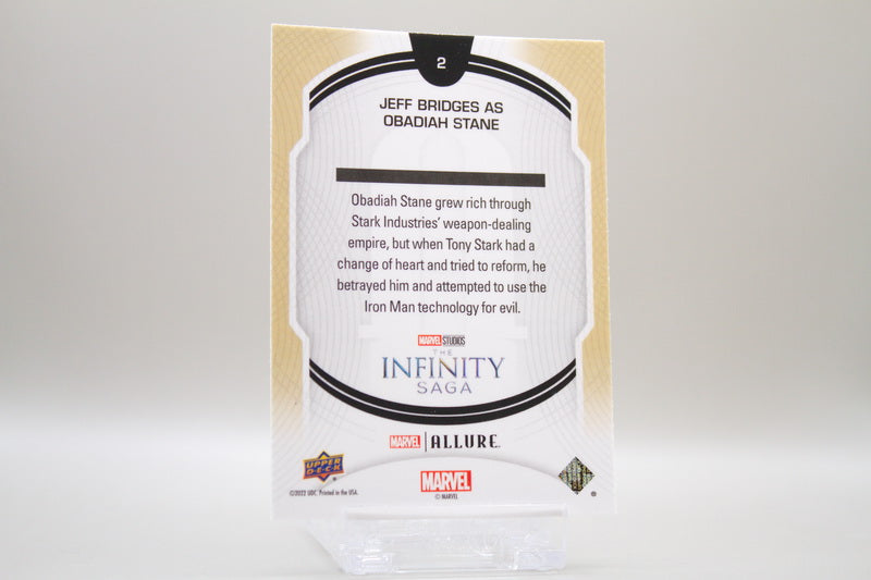 2 - Jeff Bridges as Obadiah Stane