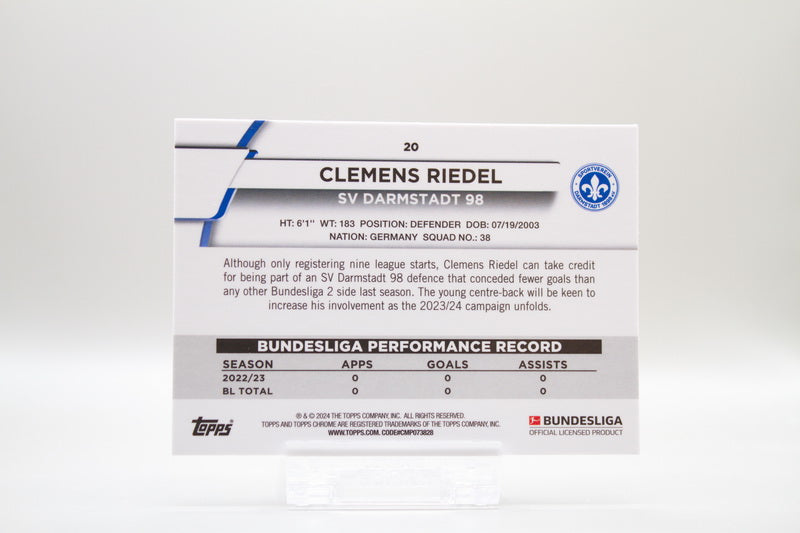 20 - Clemens Riedel (RC)