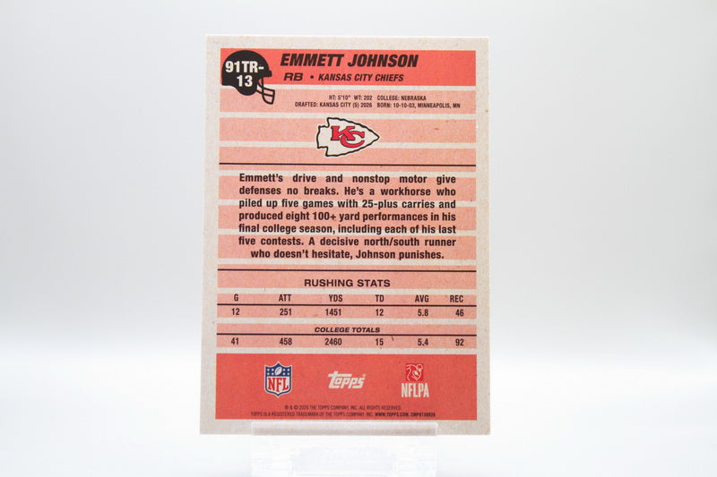 91TR-13 - Emmet Johnson (RC)