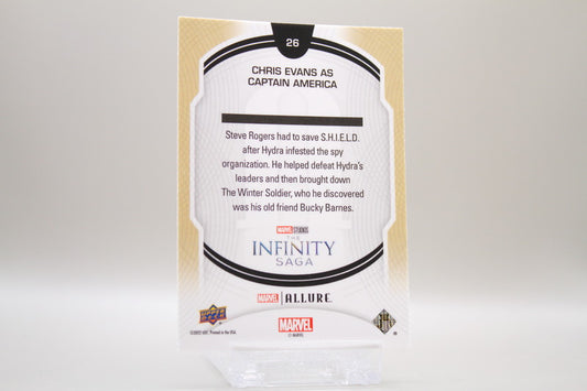 26 - Chris Evans as Captain America