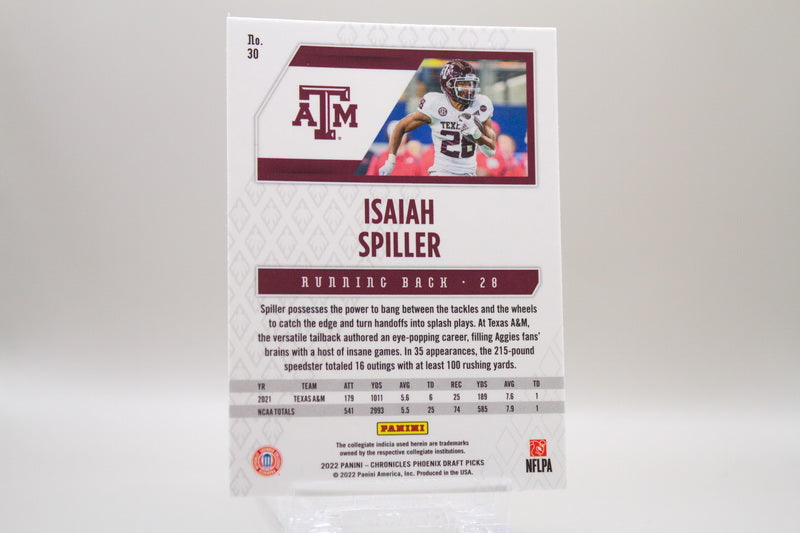 30 - Isaiah Spiller (RC)