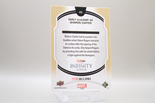 45 - Emily VanCamp as Sharon Carter