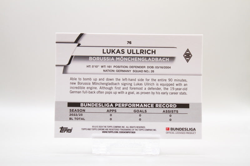 76 - Lukas Ullrich RC)