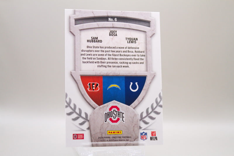 6 - Joey Bosa, Sam Hubbard, Tyquan Lewis