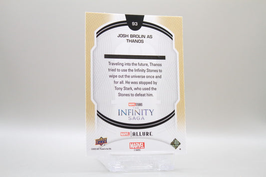 93 - Josh Brolin as Thanos