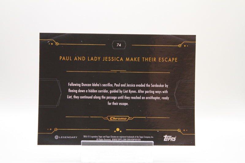 74 - Paul and Lady Jessica make their Escape (Refractor)