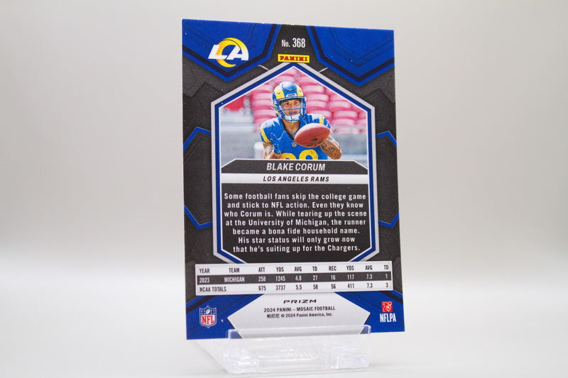 368 - Rookies - Blake Corum (RC) Pink Camo Mosaic Prizm