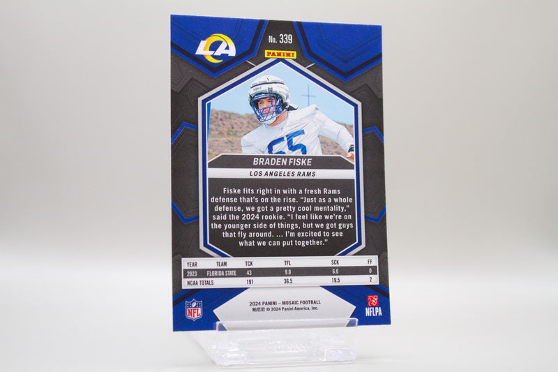 339 - Rookies - Braden Fiske (RC)