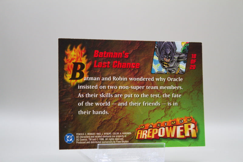 18 - Batman's last chance