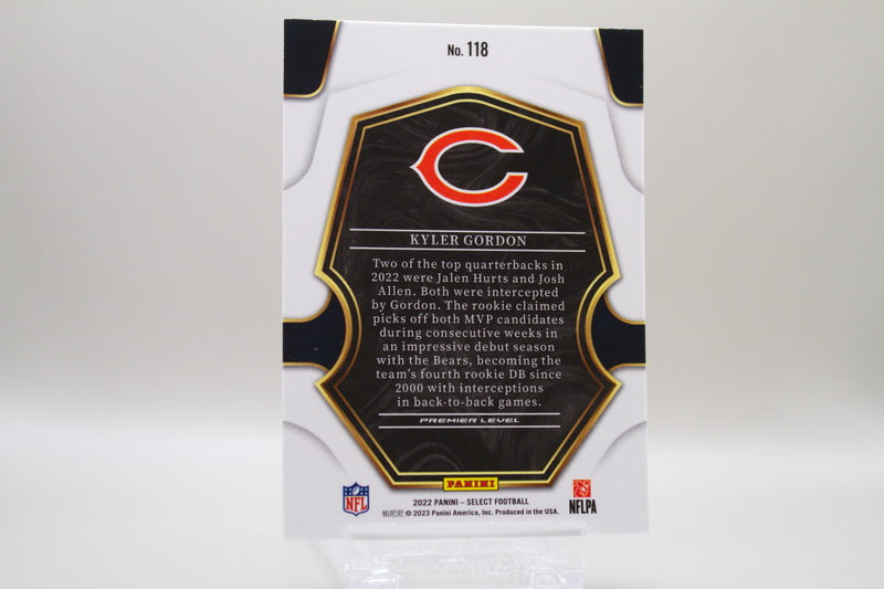 118 - Premier Level - Kyler Gordon (RC)