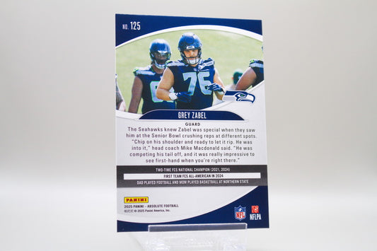 125 - Rookies - Grey Zabel (RC)