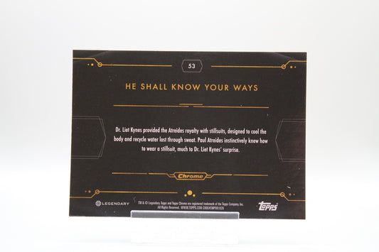 53 - He shall know your ways