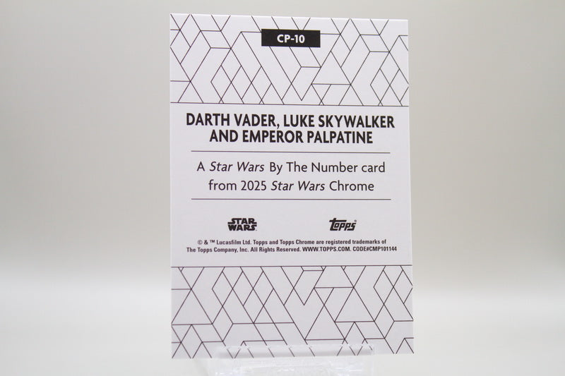 CP-10 - Darth Vader, Luke Skywalker and Emperor Palpatine