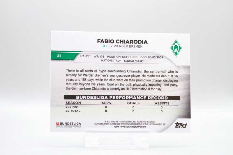 21 - Fabio Chiarodia (RC)