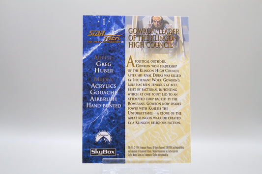 1 - Gowron, Leader of the Klingon High Council