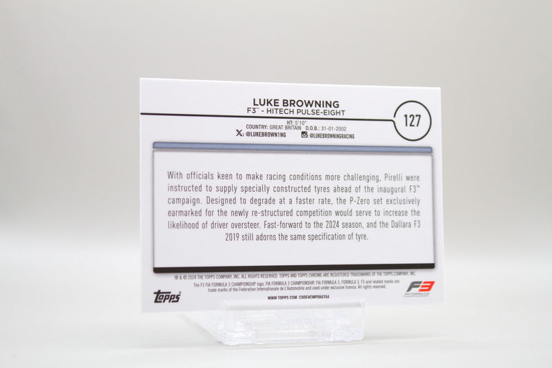 127 - F3 Cars - Luke Browning
