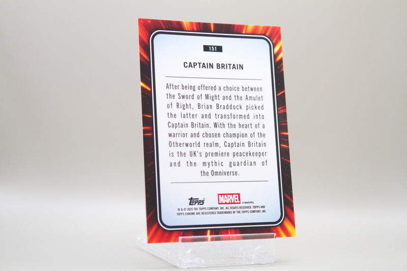 151 - Captain Britain (Yellow Lava Refractor)