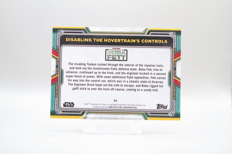 36 - Disabling the Hovertrain’s Controls