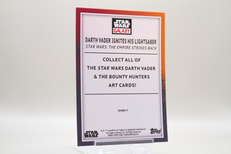 DVBH-7 - Darth Vader Ignites his Lightsaber