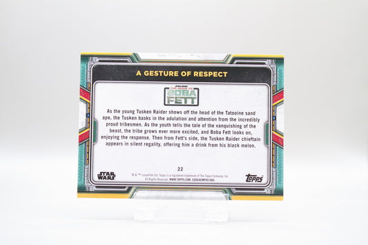 22 - A Gesture of Respect