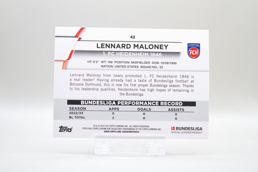 42 - Lennard Maloney (RC) (Jade)