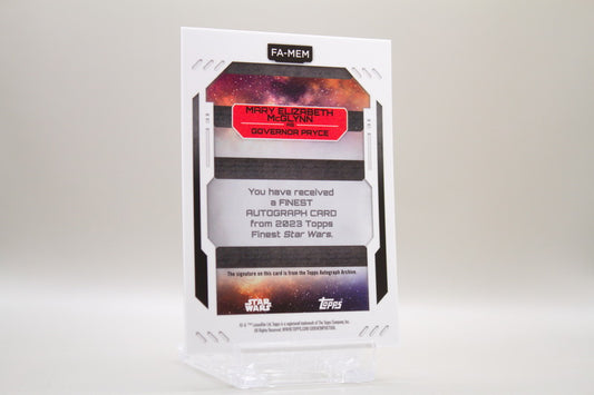 FA-MEM - Mary Elizabeth McGlynn as Governor Pryce