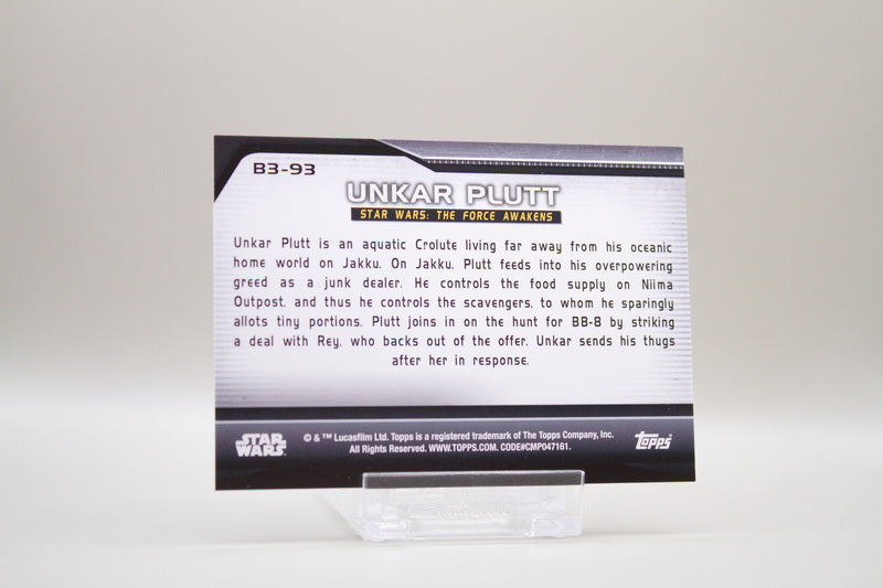 B3-93 - The Force Awakens - Unkar Plutt