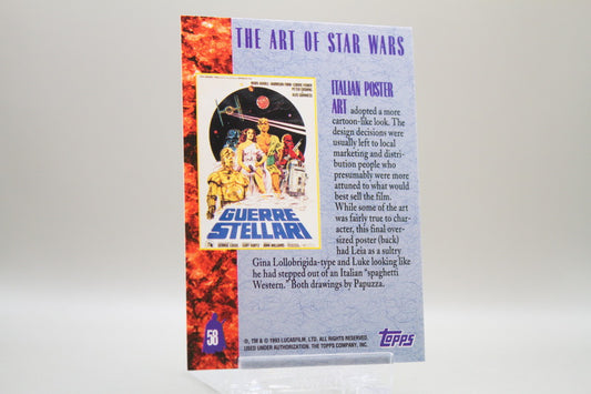 58 - The Art of Star Wars - Italian Poster