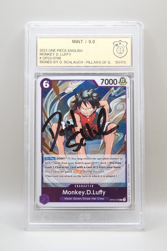GSG 9.0 - Monkey.D.Luffy (OP03-070) unterschrieben von Daniel Schlauch