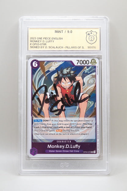 GSG 9.0 - Monkey.D.Luffy (OP03-070) unterschrieben von Daniel Schlauch