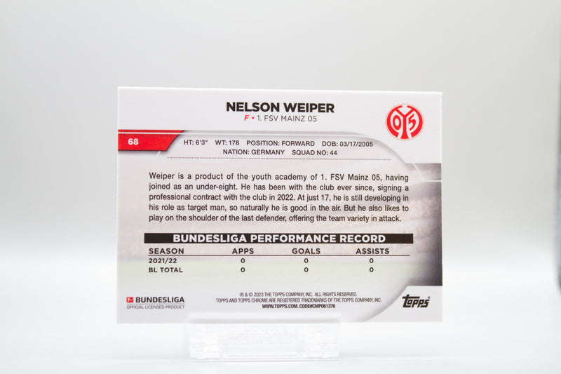 68 - Nelson Weiper (RC)