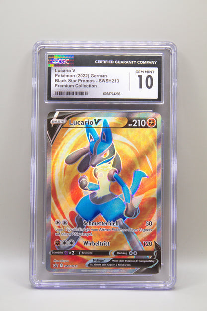 CGC 10 - Lucario V SWSH213