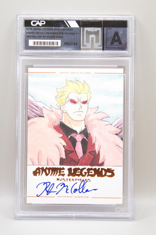 Sketch - Robert McCollum (Signed) as "Donquixote Doflamingo" in "One Piece" by Shaow Siono