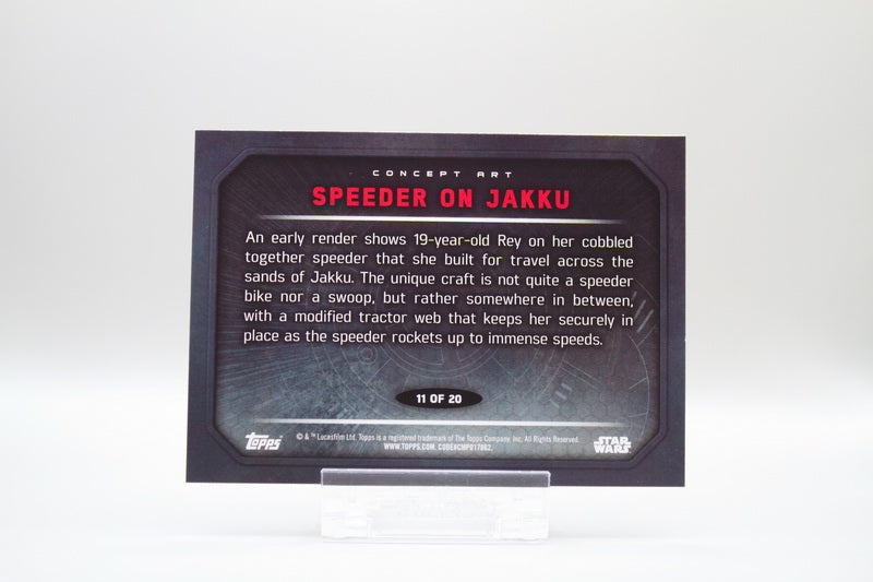 11 - Concept Art - Speeder on Jakku