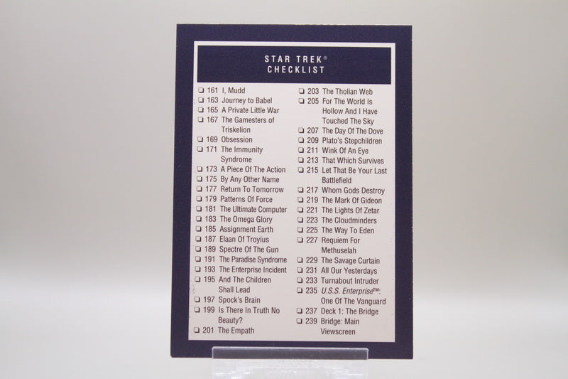 309 - Star Trek Checklist