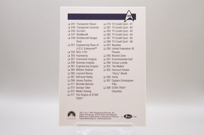 309 - Star Trek Checklist