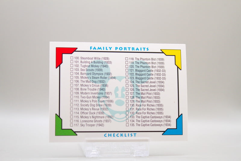 200 - Family Portraits - Checklist 100-171