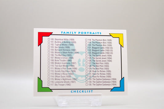 200 - Family Portraits - Checklist 100-171