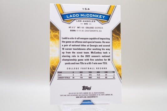 154 - Rookies - Ladd McConkey (RC)