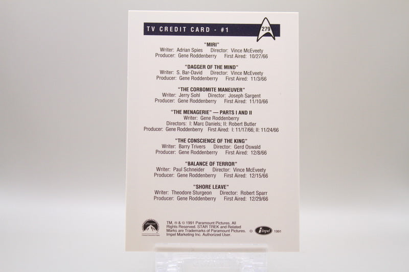 279 - TV Credit Card #1