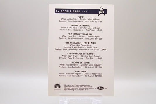 279 - TV Credit Card #1