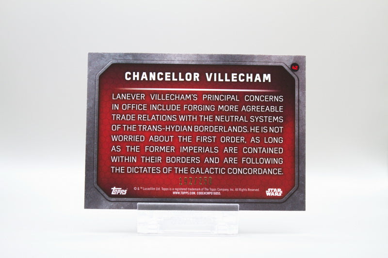 42 - Chancellor Villecham /250