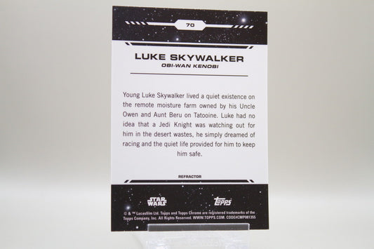 70 - Luke Skywalker (Rainbow Refractor)